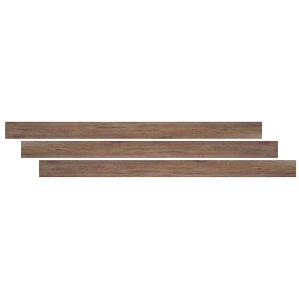 Ackland 0.35 in. T x 94 in. L x 1.77 in. W Hidden Hickory Luxury Vinyl Flooring Trim Stair Reducer AKVTVHIHI-SR - main